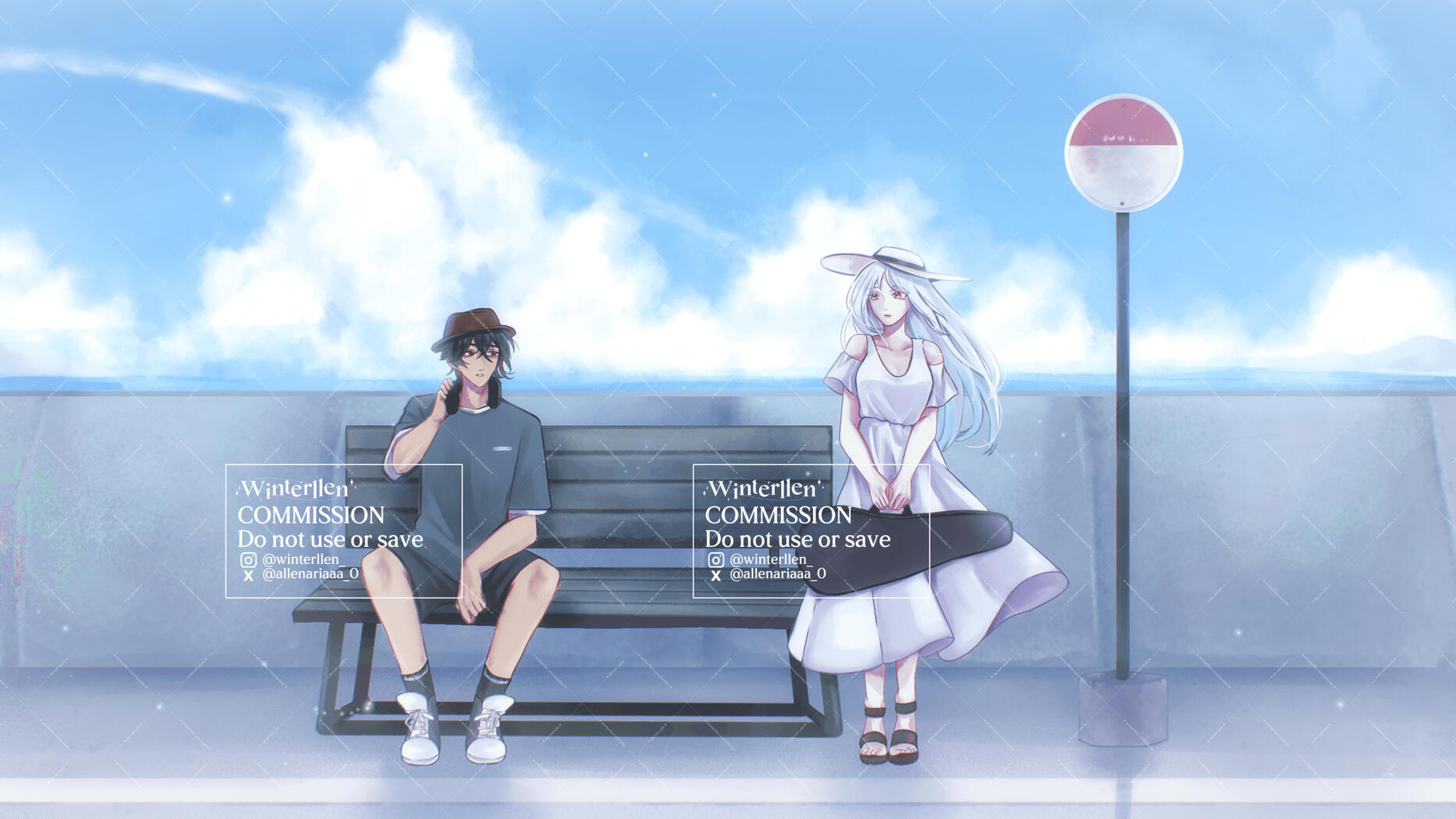 for Rei Kosaka - 風のSTALGiA MV llustration