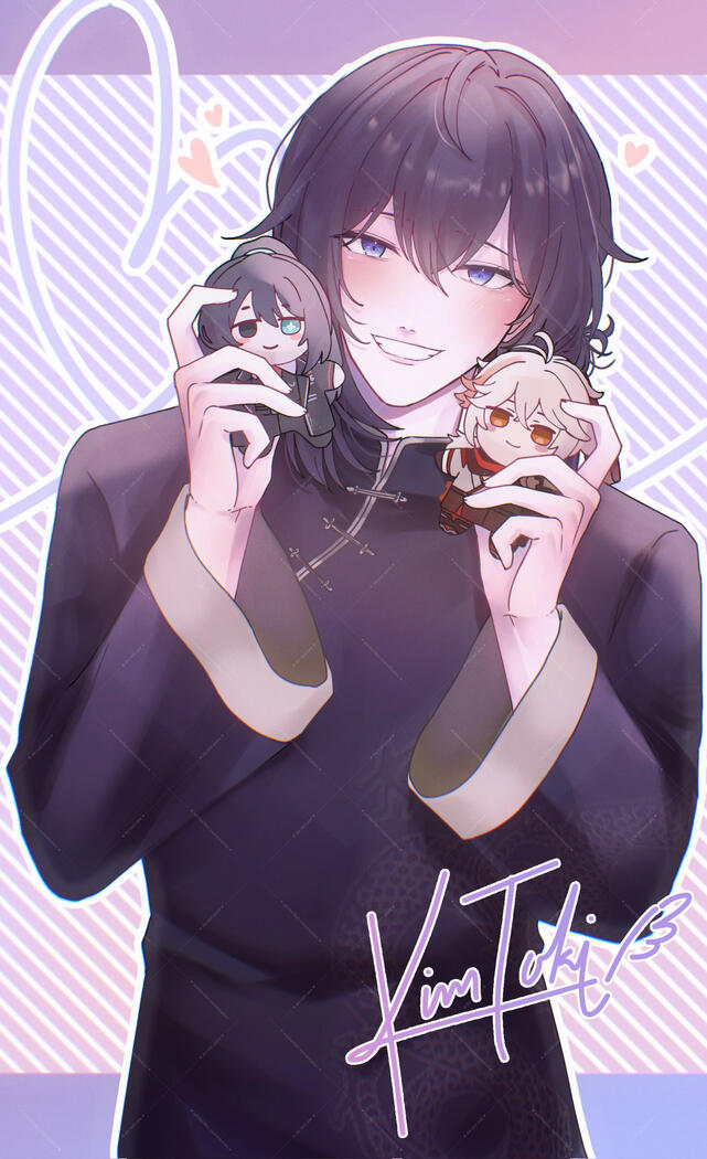 for Namika_Elysian (Twitter) | in frame: Kim Toki (Vtuber, Voice Actor)