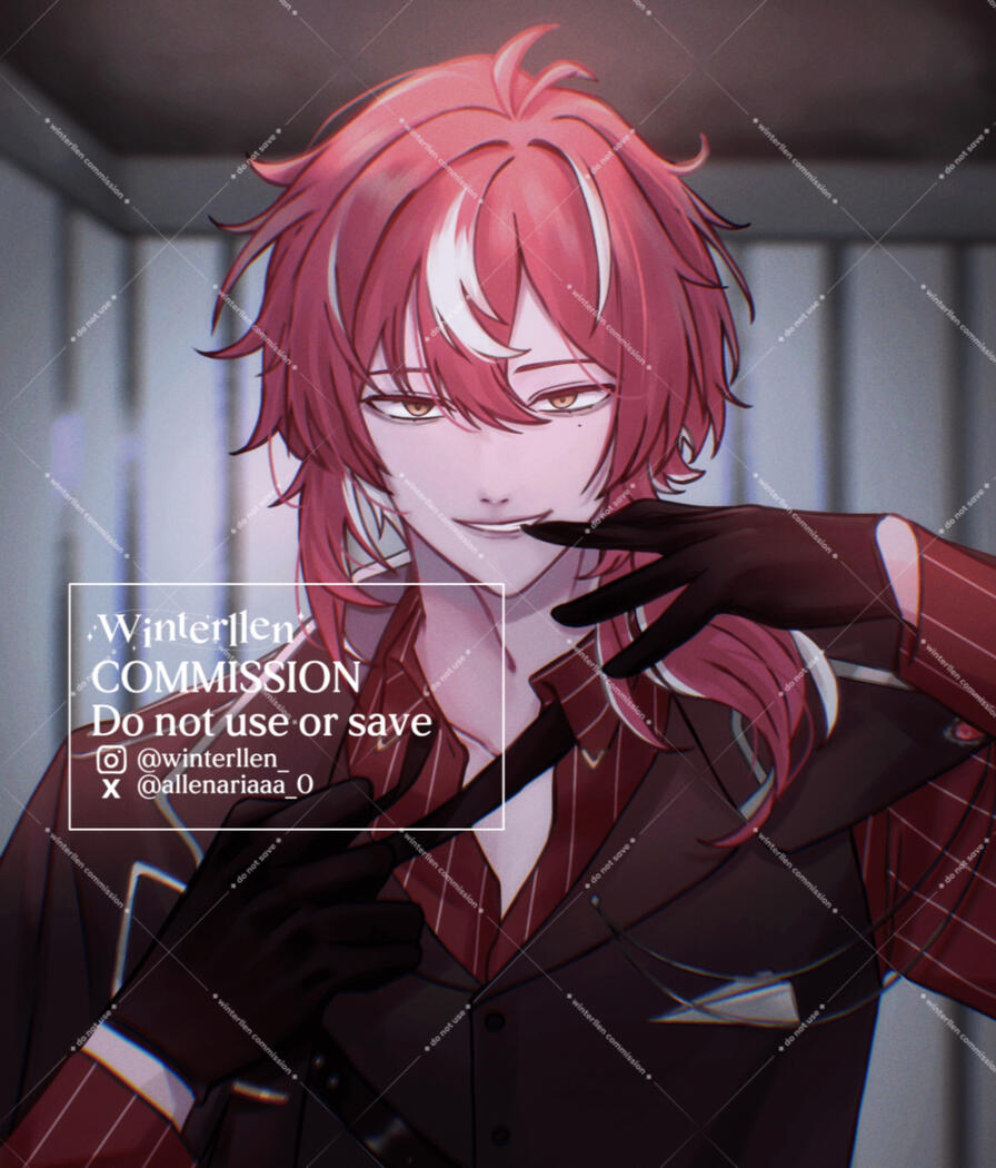 for Azar_faj (Twitter) | in frame: Harris Caine (Vtuber)